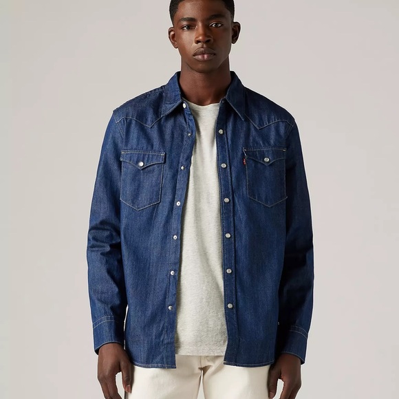 Levi's Barstow Western Shirt (Size S, 34-36) - Picture 2 of 10